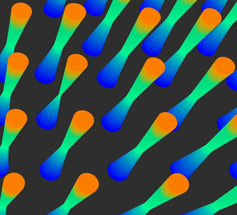 Narrow via 侧视3D模型